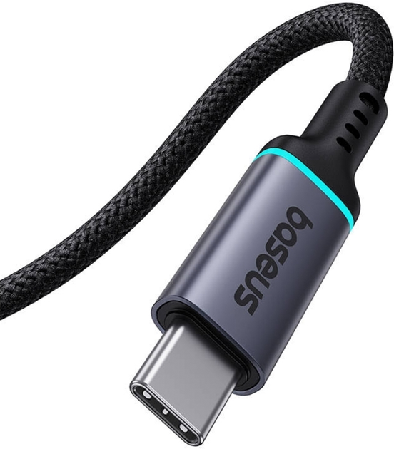 Przedłużacz Baseus High Definition USB Type-C - USB Type-C 1 m Black (B0063370C111-01) - obraz 1