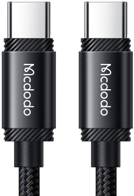 Kabel Mcdodo USB Type-C - USB Type-C 1.2 m Black (CA-3680) - obraz 1