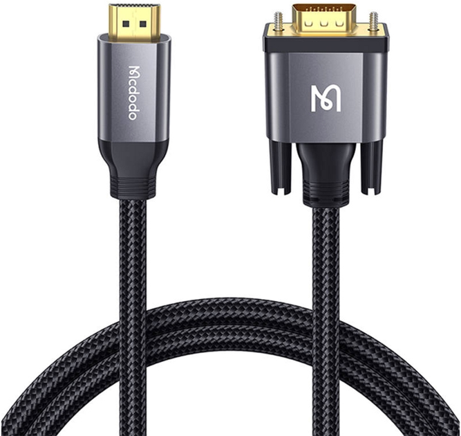 Kabel Mcdodo HDMI - VGA 2 m Black (CA-7770) - obraz 1