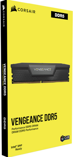 Pamięć Corsair DDR5-6400 32768MB PC5-51200 (Kit of 2x16384) Vengeance Black (CMK32GX5M2B6400C36) - obraz 7