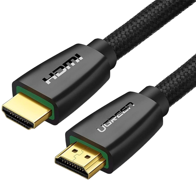 Kabel Ugreen HDMI - HDMI 2 m Black (6957303803552) - obraz 1