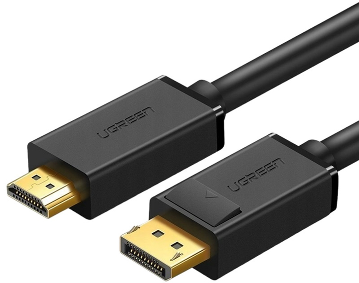 Kabel Ugreen DisplayPort - HDMI 5 m Black (6957303812042) - obraz 1