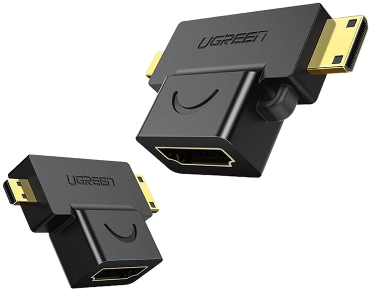 Adapter Ugreen Micro HDMI - HDMI Black (6957303801831) - obraz 1