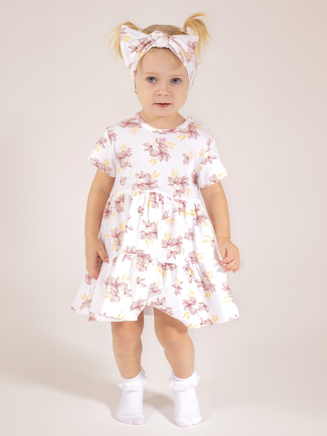 Дитяче боді-плаття для новонароджених для дівчинки Nicol 203159 68 см Різнокольорове (5905601025337) - зображення 1