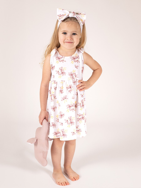 Dziecięca letnia sukienka na ramiączkach dla dziewczynki Nicol 203166 80 cm Wielobarwna (5905601025450) - obraz 1