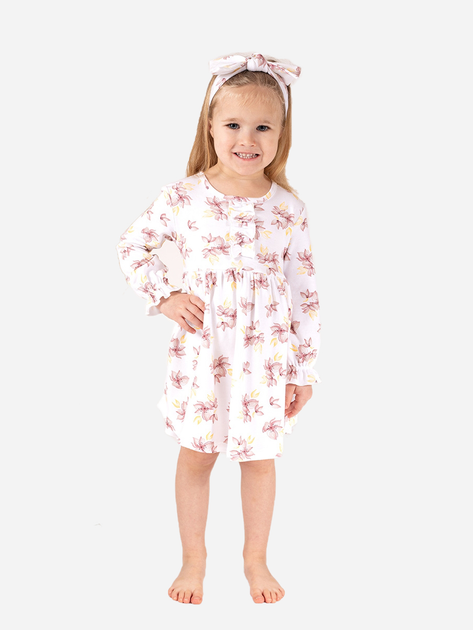 Дитяча сукня для дівчинки Nicol 203168 68 см Різнокольорова (5905601025634) - зображення 1