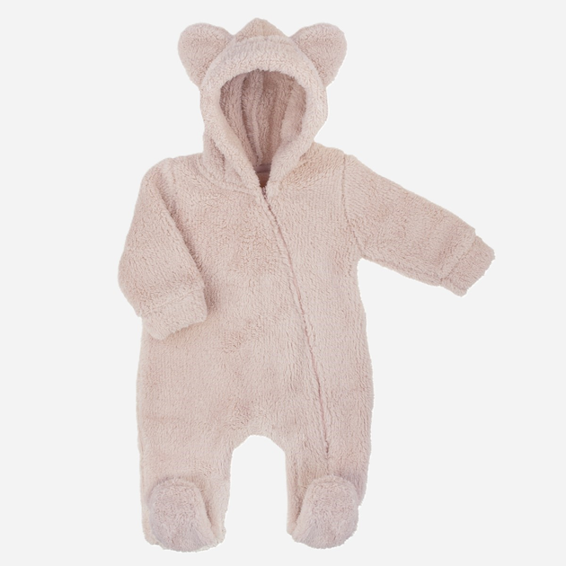 Pajacyk niemowlęcy ciepły polarowy dla dziewczynki Nicol 203272 74 cm Beżowy (5905601026440) - obraz 1