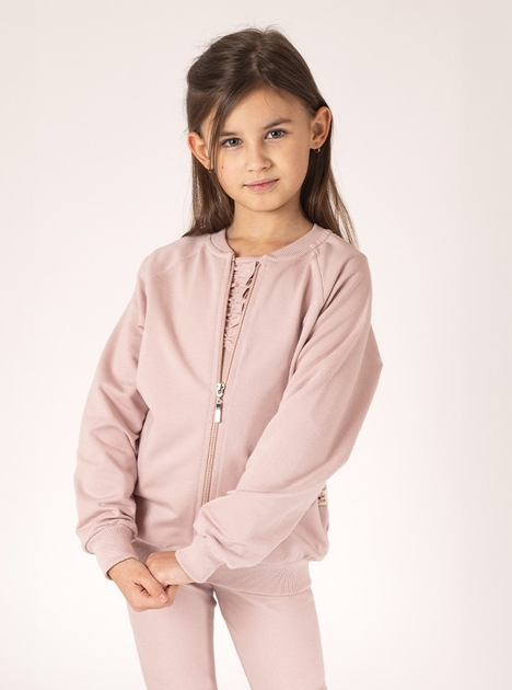 Dziecięca bluza dresowa dla dziewczynki Nicol 203275 92 cm Beżowa (5905601026693) - obraz 1