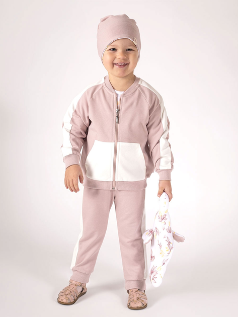 Дитячі спортивні штани для новонароджених для дівчинки Nicol 203278 74 см Бежеві (5905601027102) - зображення 2