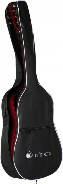 Акустическая тревел гитара Alfabeto Traveler (3 Tone Sunburst) + чехол - изображение 3
