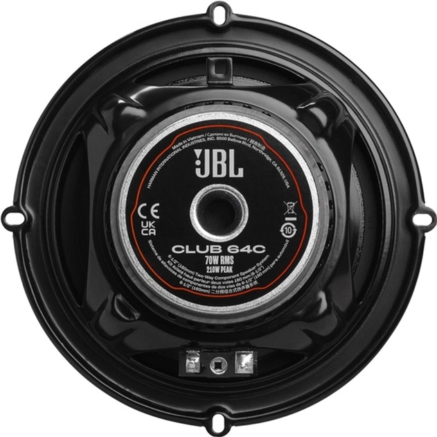 Автоакустика JBL Club 64C – фото, отзывы, характеристики в интернет ...