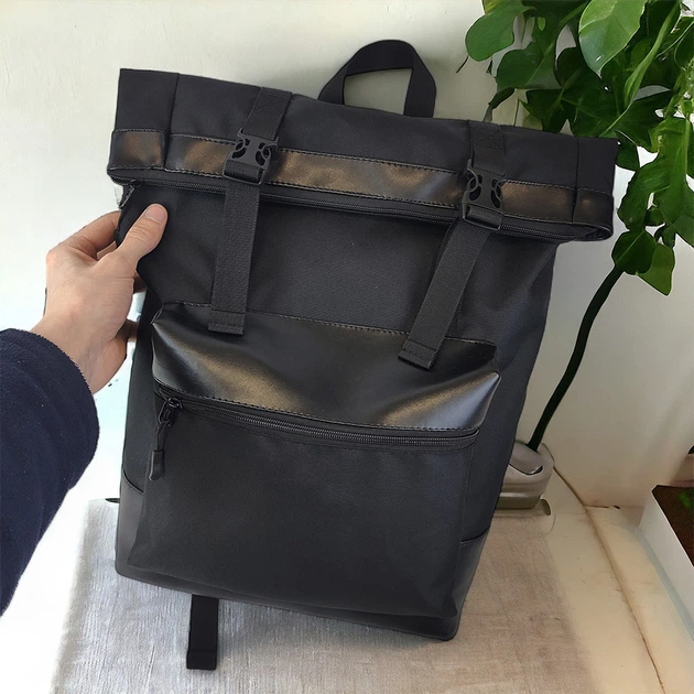 Рюкзак RollTop для ноутбука мужской и женский городской для путешествий - изображение 10