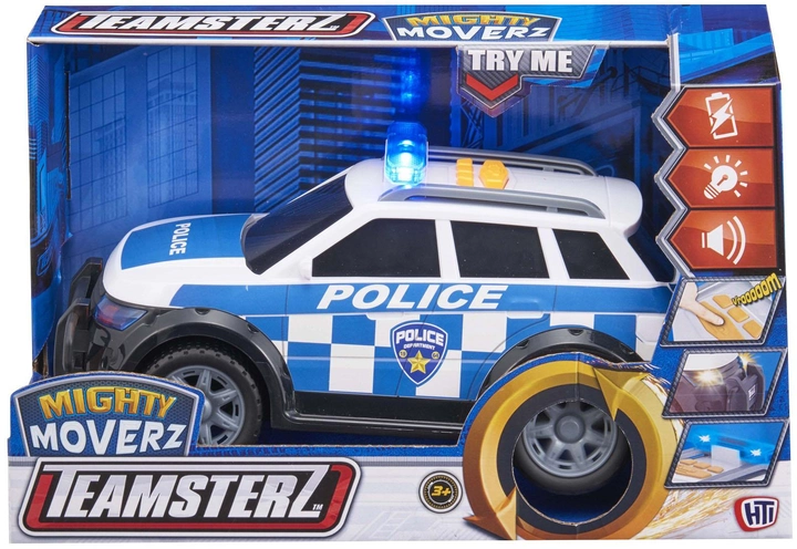 Samochód policyjny Teamsterz Mighty Moverz (5050841683615) - obraz 1