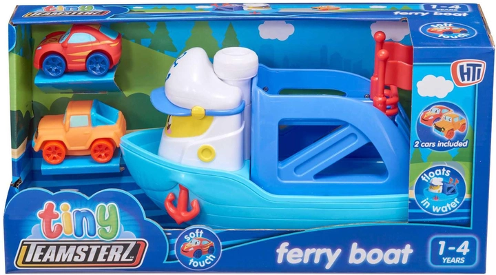 Ігровий набір Tiny Teamsterz Поромний човен з машинками (5050841744415) - зображення 1