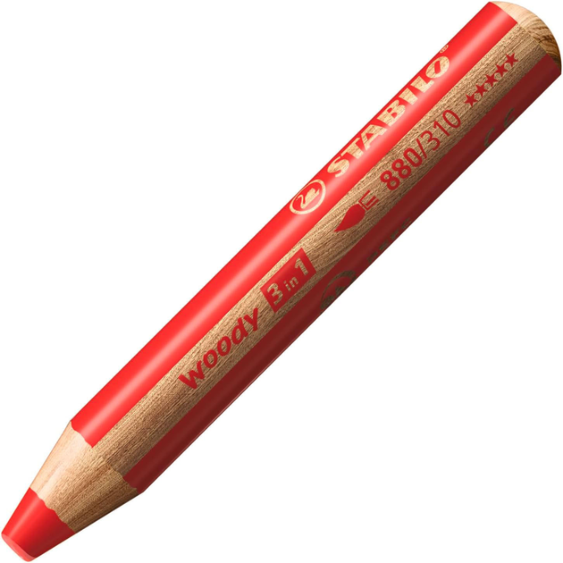 Набір кольорових олівців Stabilo Woody 3 in 1 Arty Assorted18 шт (4006381547161) - зображення 4