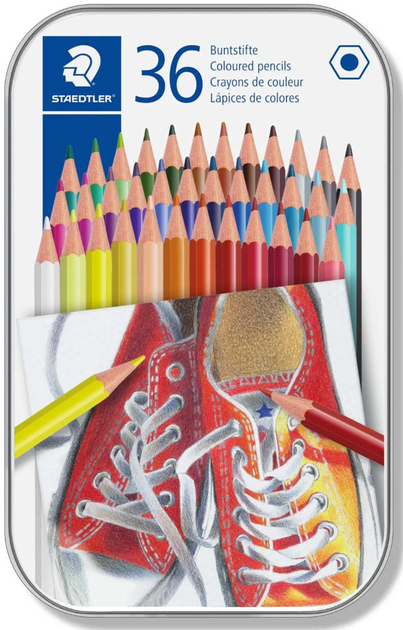 Набір кольорових олівців Staedtler Piece Colouring 36 шт (4007817048306) - зображення 1