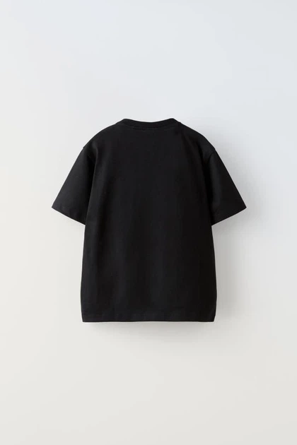 Футболка Zara пд9877 чорна 130 - изображение 2