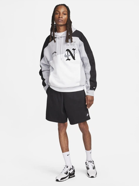 Spodenki męskie bawełniane Nike M Nk Club Knit Short FQ4359-010 XL Czarne (196974925422) - obraz 5