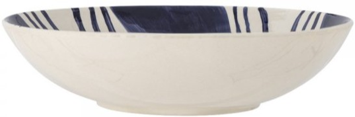 Miska do serwowania Bloomingville Shama kamionka 33.5 x 8 cm Blue (5711173316359) - obraz 2