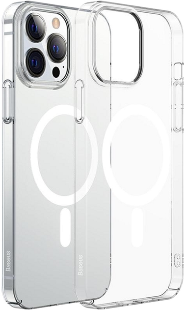 Панель + скло Baseus Crystal Magnetic для Apple iPhone 13 Pro Max Transparent (ARJT000202) - зображення 1