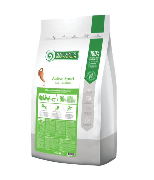 Сухий корм Nature's Protection Active Sport Adult All Breeds 18 кг (NPB46032) - Фото 1 Сухий корм Nature's Protection Active Sport Adult All Breeds 18 кг (NPB46032) - зображення 1