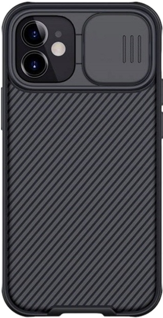 Etui Nillkin CamShield Pro do Apple iPhone 12 Mini Black (6902048202542) - obraz 1