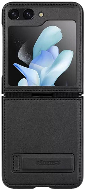 Панель Nillkin Qin Leather для Samsung Galaxy Z Flip 5 Black (6902048265974) - зображення 1
