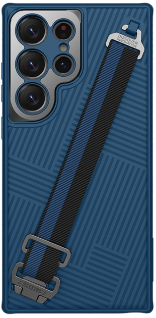 Etui Nillkin Strap do Samsung Galaxy S23 Ultra Blue (6902048258471) - obraz 1