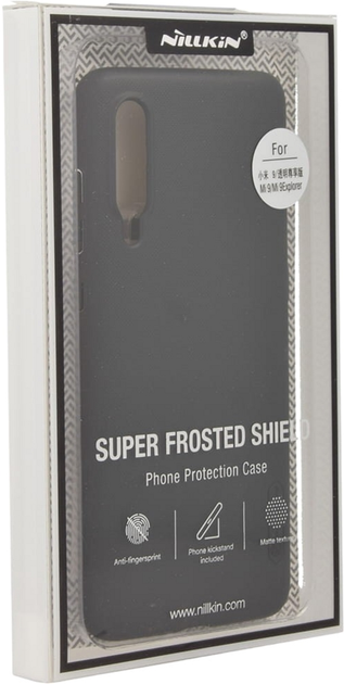 Etui Nillkin Super Frosted Shield do Xiaomi 9/ Mi9 Explorer Black (6902048173057) - obraz 1