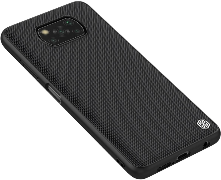 Etui Nillkin Textured Case do Xiaomi Poco X3 NFC/X3 Pro Black (6902048206793) - obraz 2