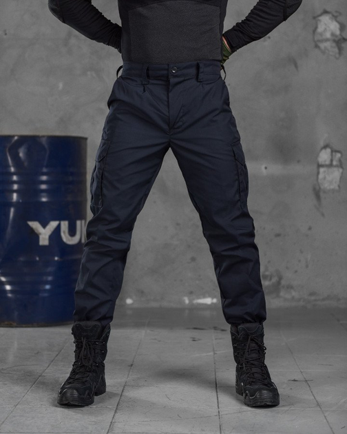 Тактичні штани ріп стоп сині XL - зображення 1