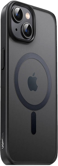 Etui Ugreen LP749 MagSafe do Apple iPhone 15 Plus Black (6941876224012) - obraz 1