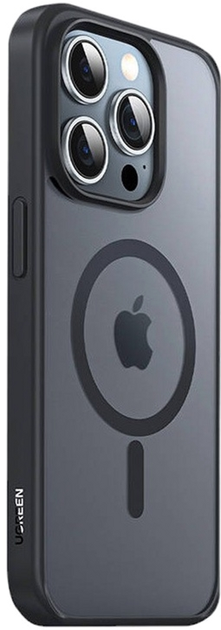 Etui Ugreen LP750 MagSafe do Apple iPhone 15 Pro Black (6941876224029) - obraz 1