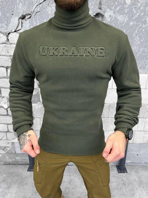 Гольф ukraine олива флісовий XXL - зображення 1