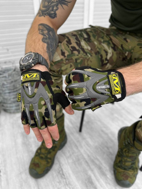 Рукавички тактичні короткі mpact mechanix дн M - изображение 1