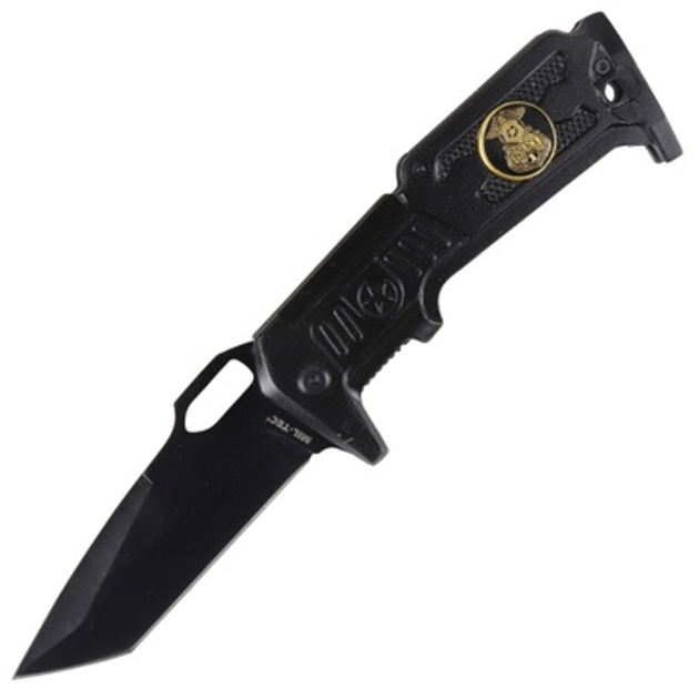 Нож складной MIL-TEC «Police» Black - изображение 1