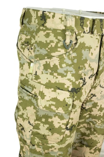 Тактические штаны утепленные SoftShell MM-14 (Пиксель ЗСУ) M - изображение 2