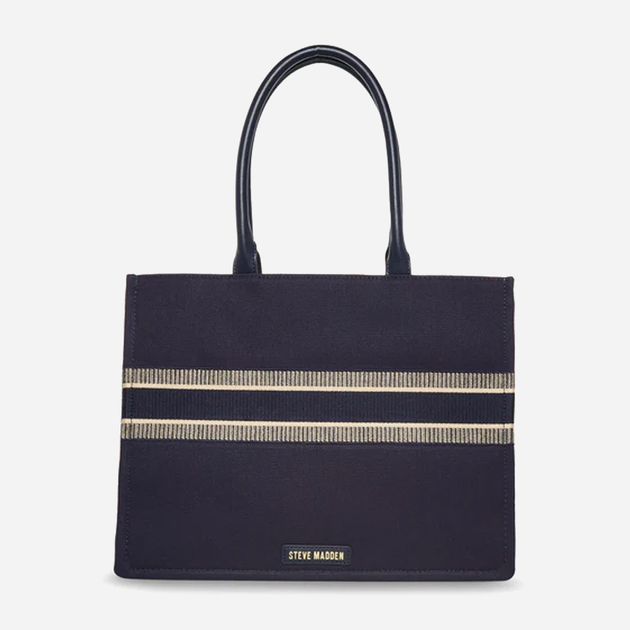 Сумка шопер жіноча Steve Madden SM13001328 Темно-синя (8720857247756) - зображення 5