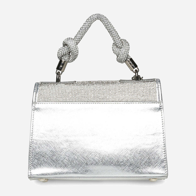 Torebka crossbody damska Steve Madden SM13001211 Srebrna (8720857124996) - obraz 4