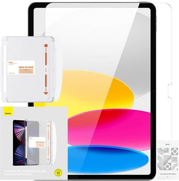 Szkło hartowane Baseus Corning do Apple iPad Pro 10 (SGKN020402) - obraz 1