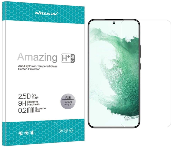 Загартоване скло Nillkin Amazing H+ Pro для Samsung Galaxy S22 Plus Black (6902048238886) - зображення 1
