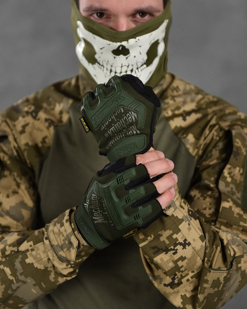 Перчатки тактичні mechanix logo п0 XXL - зображення 1