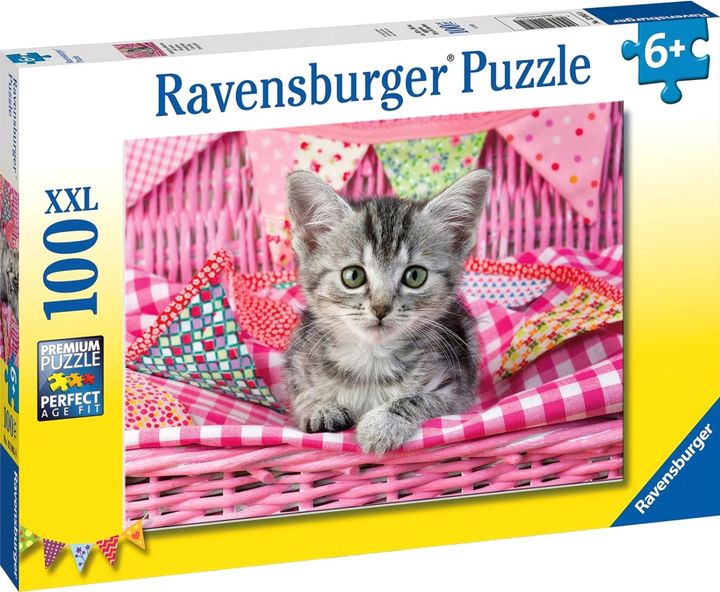 Пазл Ravensburger Милі кошенята 100 елементів (4005556129850) - зображення 1