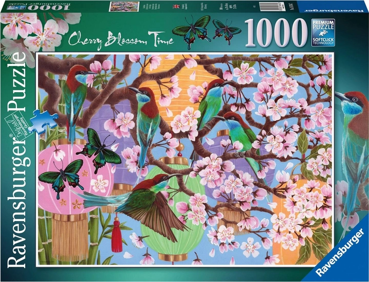 Puzzle Ravensburger Czas kwitnienia wiśni 1000 elementów (4005556167647) - obraz 1