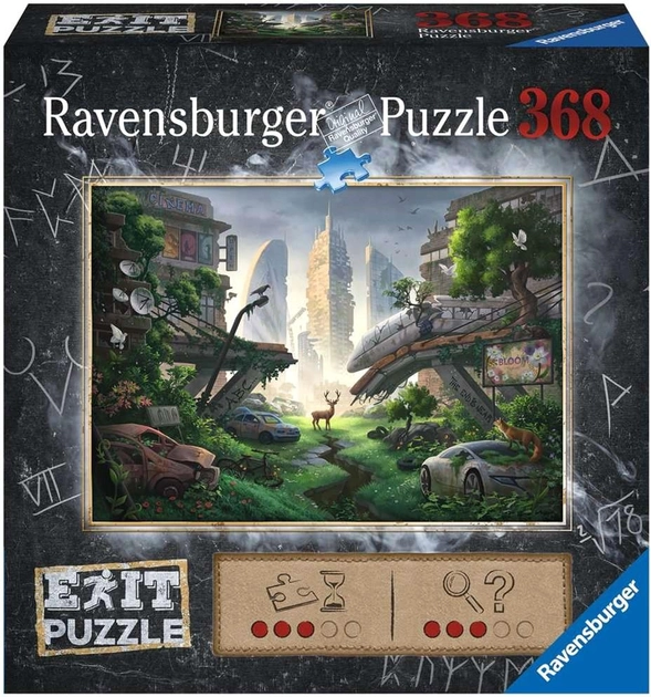 Puzzle Ravensburger Exit Opustoszałe miasto 368 elementów (4005556171217) - obraz 1