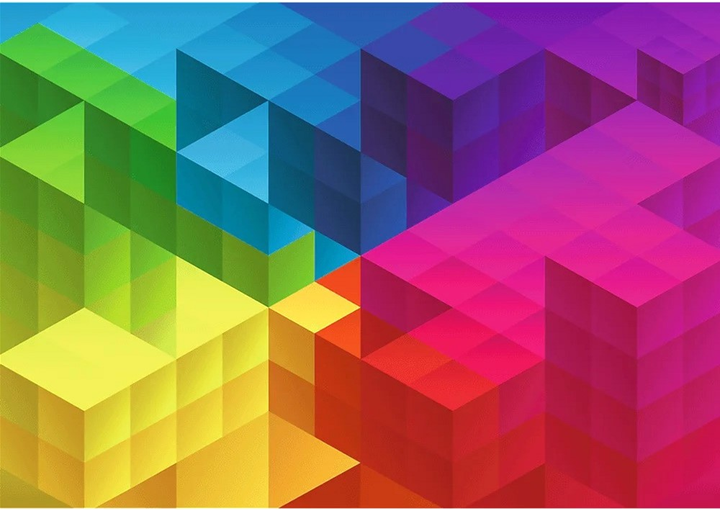 Puzzle Trefl Cubic Gradient 1000 elementów (5900511107005) - obraz 2