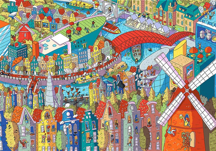 Puzzle Trefl Eye-Spy Amsterdam 1000 elementów (5900511107104) - obraz 2