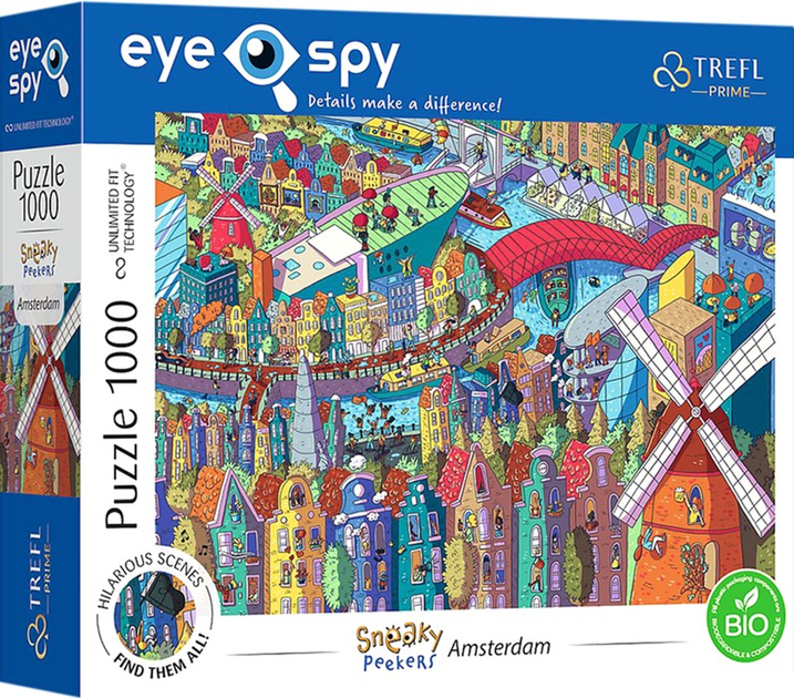 Пазл Trefl Eye-Spy Amsterdam 1000 елементів (5900511107104) – фото ...