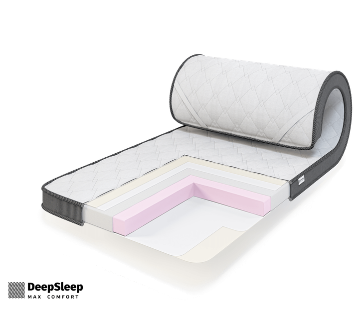 Тонкий матрас топпер DeepSleep MemoDream Benefit / МемоДрим Бенефит 80x200 - Фото 1 Тонкий матрас топпер DeepSleep MemoDream Benefit / МемоДрим Бенефит 80x200 - изображение 1