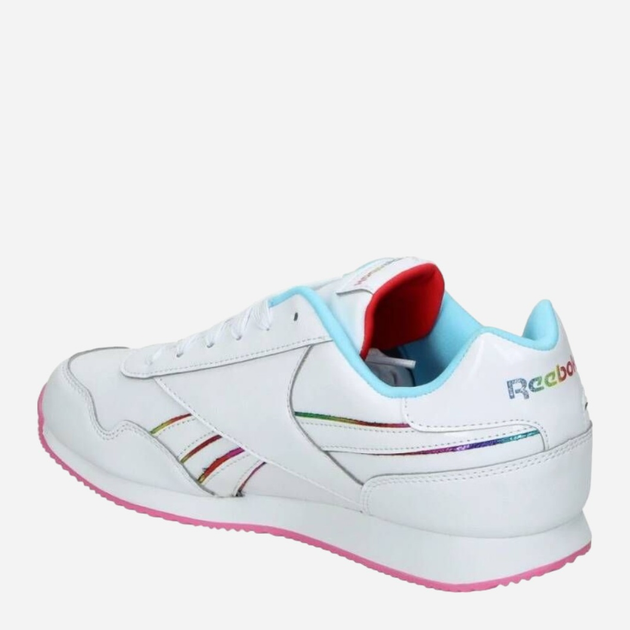 Buty sportowe młodzieżowe dla dziewczynki Reebok Royal CL Jog 3.0 100033270 36 (4.5US/4UK) Białe (4066759795655) - obraz 4